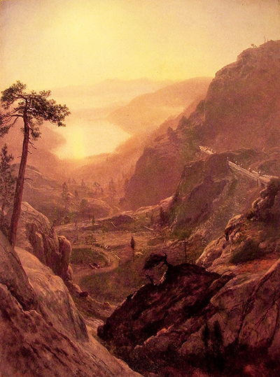 Donner Lake from the Summit Albert Bierstadt